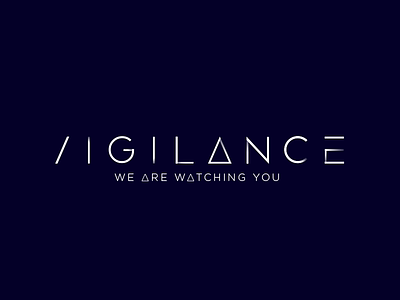 Vigilance identity logo vigilance