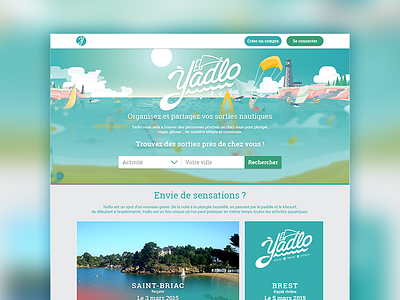 Yadlo design sailing web webdesign