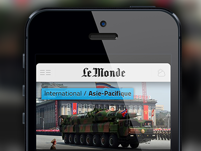 Le Monde. Next. app ios iphone news