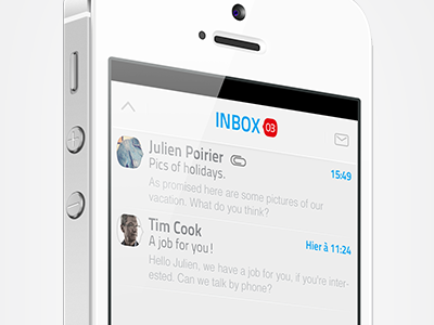 Mail app [1] inbox ios iphone mail