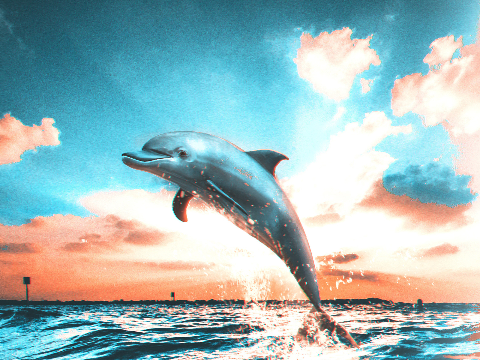 Dolphin - Digital Art by Mohamadhosein Afrasiabi on Dribbble