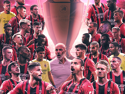 AC Milan Soccer Team Logo Wallpaper