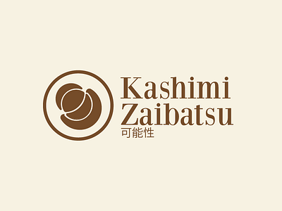 Logotype Kashimi Zaibatsu brand brand design branding design graphic design japanese kamon logo logo design story