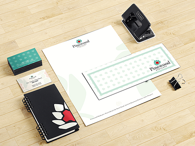 Pinewood Medicare Stationary Design