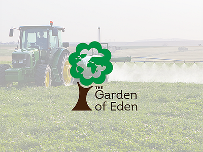 Garden of Eden Brand Identity basket design eco farm garden of eden green