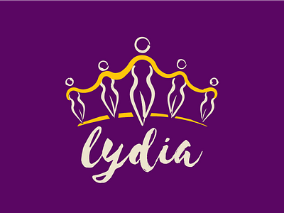 Princess Lydia charity crown empowerment hand drawn purple queen royalty sketch women