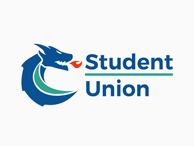 Dublin Business School Student Union blue college dragon dublin fire student student union union