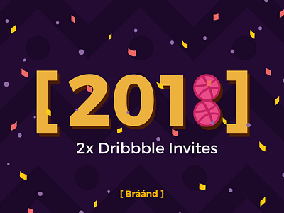 2x Dribbble Invites draft dribbbleinvitation dribbbleinvite invitation invite