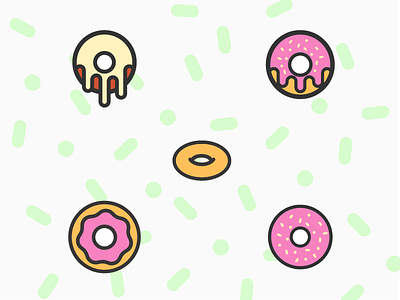 Life is Like A Donut catering donut food icon pastry