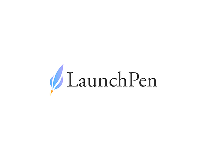 LaunchPen branding freelance logo startup writing