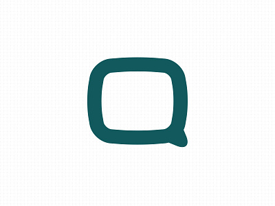 Q Logo Bubble bubble logo logo mark logomark q speech bubble