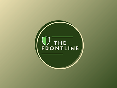 The Frontline design illustration inforgraphics logo