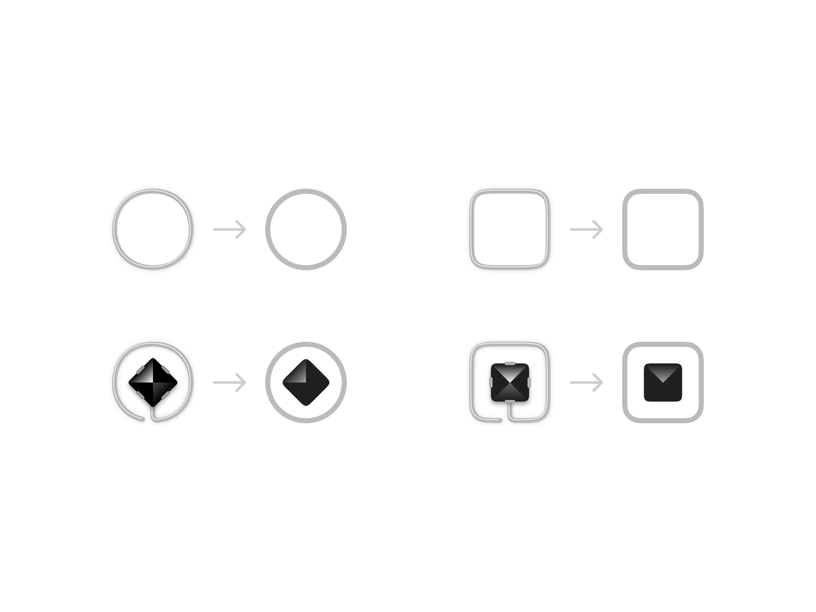 Luxury Radio Buttons and Checkboxes by Den Talalá on Dribbble
