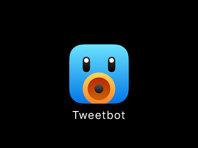 Tweetbot Icon bird blue gradients icons ios iphone orange tweetbot twitter