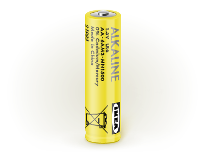 IKEA Battery battery energy icons ikea isometry power web yellow