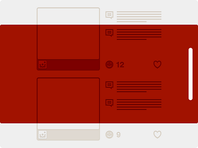 Scroller Scheme bar beige brown control icons illustration interface navigation red scheme scroll slider vector