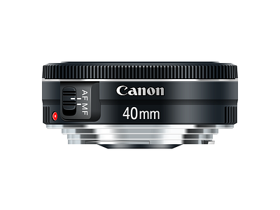 Canon Lens black canon gadget gradients grey icons lens optics steel vector