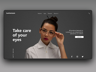 Take care of your eyes branding design graphic design illustration typography ui