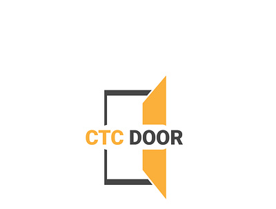 CTC Commercial Door logo commercial logo corporate logo door logo industrial logo logo design