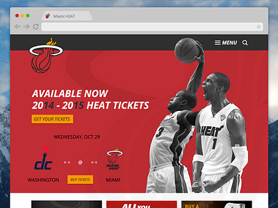 Miami design miami miami heat web design website