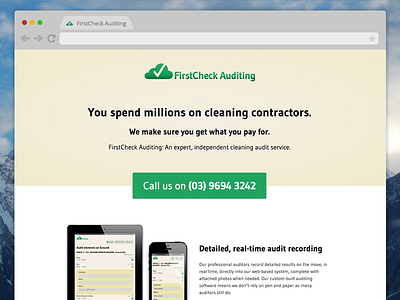 Firstcheck design responsive design web design website