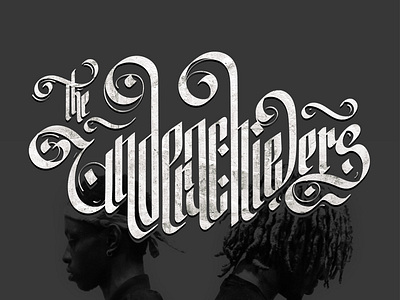 The Underachievers calligraffiti calligraphy custom font lettering type typography