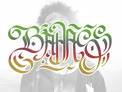 Bada$$ badass calligraffiti calligraphy custom font joey bada$$ lettering type typography