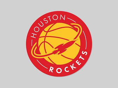 Houston Rockets logo basketball branding fan art houston rockets logo nba rebrand rockets vector