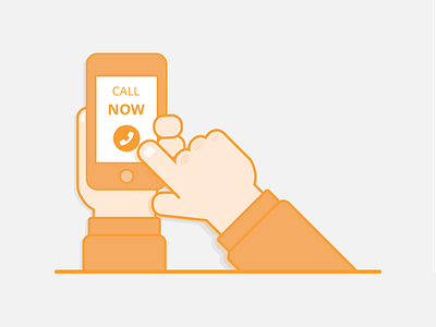 Call now hands illustrations mobile phone smart phone vector