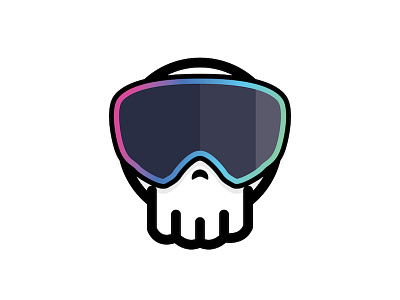 Skull illustration blood character fluorescent goggles skeleton skull snowboarding vector vector illustration