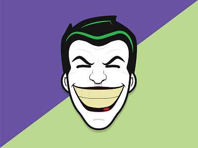 The Joker character comic dc dc comics face fan art illustration joker mr j the joker vector