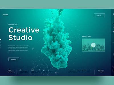 Header Creative Design Agency header design blender blue slider blue theme branding design header slider ui ux ui design ui ux uidesign ux