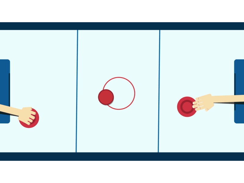 Air Hockey after air animated effects gif hands hockey