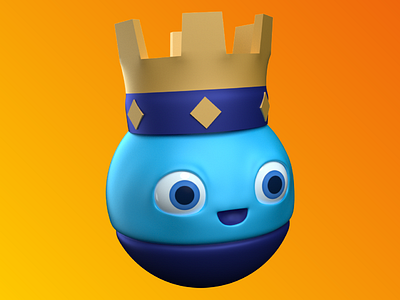 King Me 3d bouncy smash character cosmetic iv