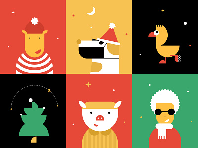 New Year's mood illustrations art design icon illustration illustrator minimal ui vector