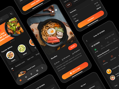 Mobile Food App 2021 app book table checkout dish food menu mobile order pre order restaurant restaurant page take away trend ui