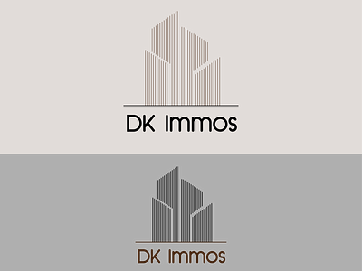 DK Immos brand design branding identity branding illustration logo logo design vector