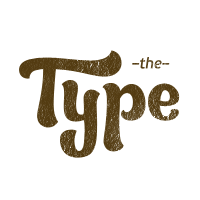 The Type lettering type typography vintage