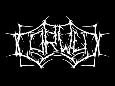 Corwux death metal logo organic