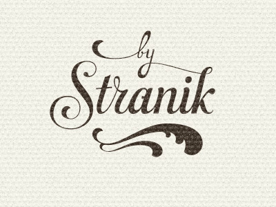 Stranik. Take two cursive flourishes lettering swash type typography vintage