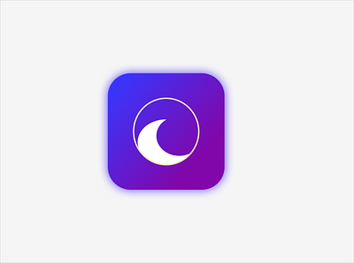 Daily UI 005 - App Icon app appicon design icon logo minimal moon sketch sketchapp ui ux
