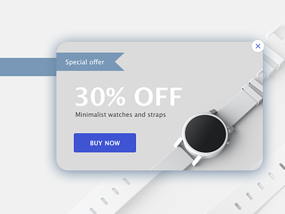 Daily UI 036 - Special Offer app daily ui dailyui design minimal offer pop up special specialoffer typography ui uidesign userinterface ux watch web web design