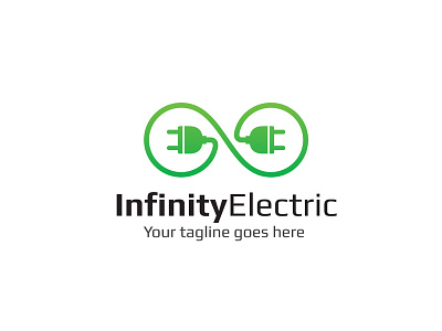 Infinity Electric Logo app branding charge design electric logo power