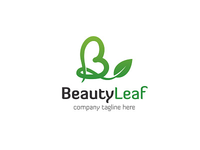 Beauty Leaf Logo app b letter logo beauty beauty shop logo brand identity branding care cosmetics logo esthetician logo leaf letter b logo makeup artist saloon skin care logo