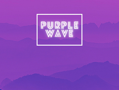 Purple Wave 4k wallpaper art digital art hill illustration nature purple vector wallpaper wave