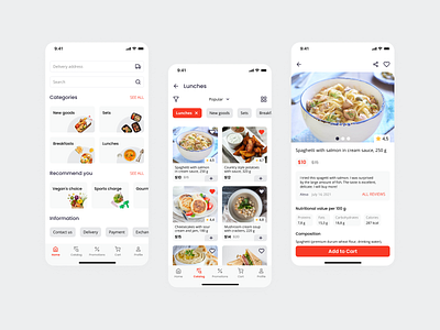 App for food delivery app delivery design food interface mobile ui ux