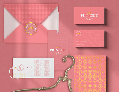 Princess by Lu / Visual Identity brand clothing clothing brand design logo logotype stationery store visual identity