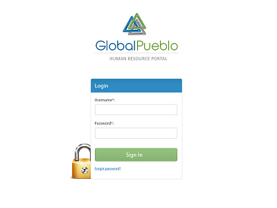 Human Resource Portal login login page