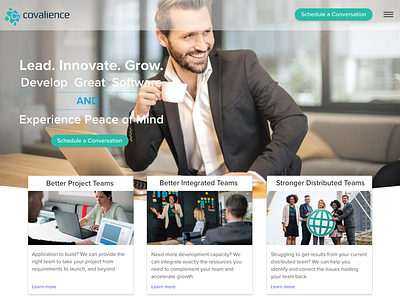 Covalience Website covalience homepage