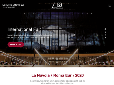 International Fair: Landing Page homepage landing page